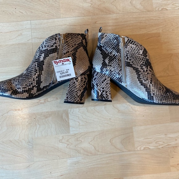 Marc Fisher snake print leather upper boot - Picture 4 of 7